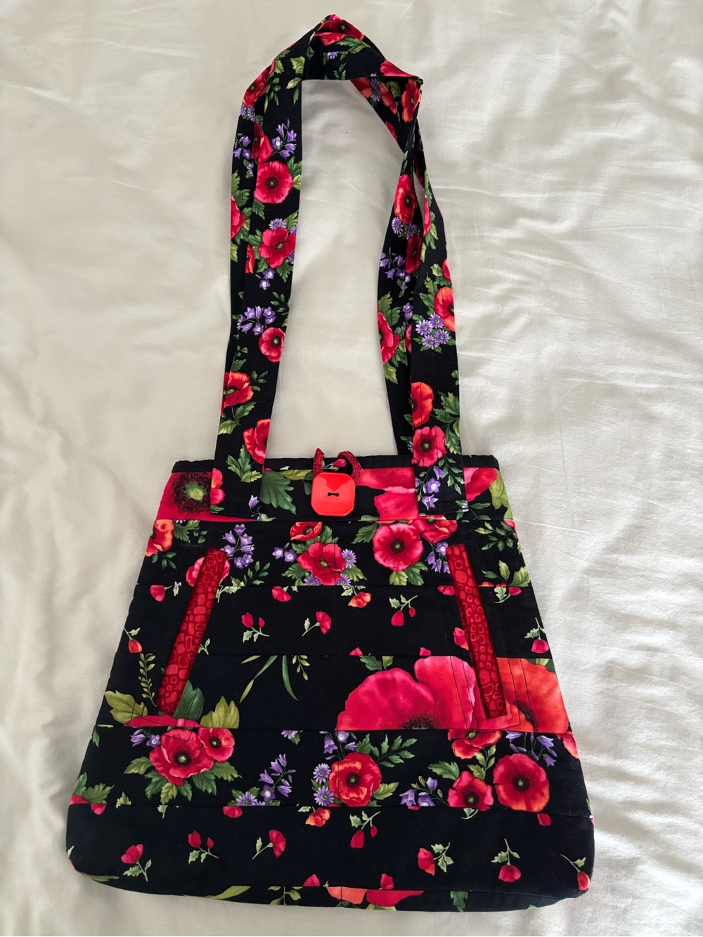 New Handmade Quilted Tote - Quality 100% Cotton Fabrics - Lined - Expert Quality